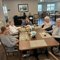 Bennett Place in New Albany, IN, residents socializing