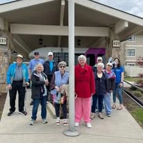 Ascension Living Alexian Village Tennessee Senior Living, independent living, assisted living, memory care, and continuing care retirement community (CCRC) in Signal Mountain, TN, residents ready for an outing