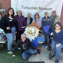 The Rio Grande Gracious Retirement Living Hawthorn Senior Independent Living in Rio Rancho residents visiting the Turquoise Museum