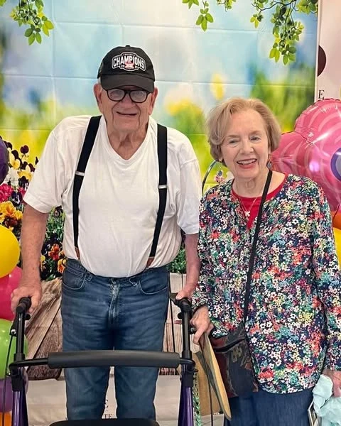 The Blake at Lafayette residents celebrating their Spring Fling