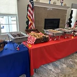 party food at alishan Gracious Retirement Living Hawthorn Senior Independent Living in Spring Hill, Florida