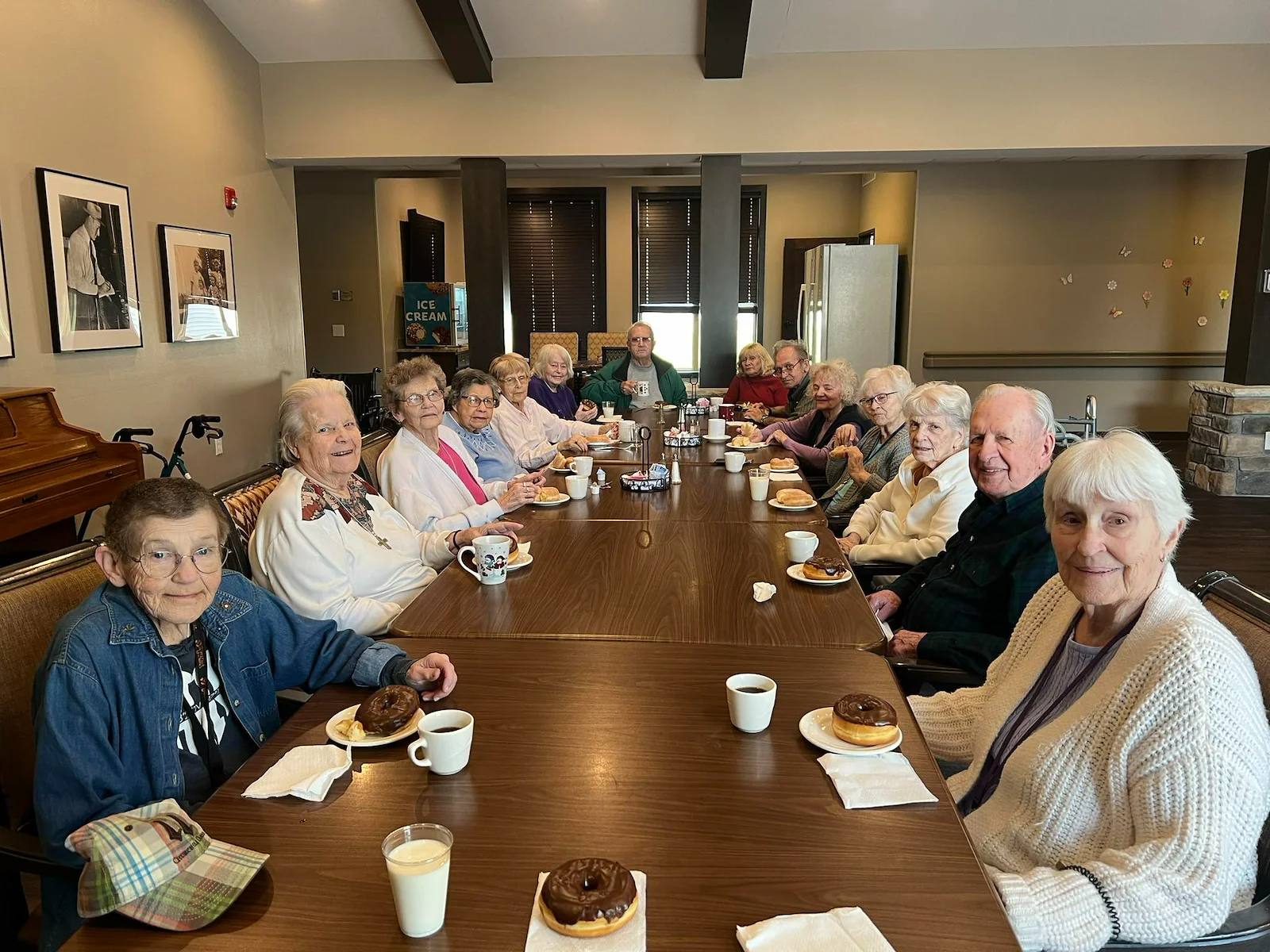 Park Vista Retirement Living - Camanche, IA, residents enjoy socializing