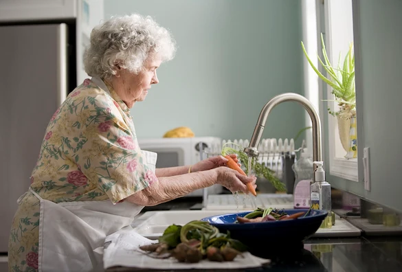 Woman Cooking
