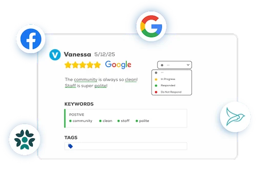 SCF Pulse | reputation management | senior care finder | dashboard screenshot